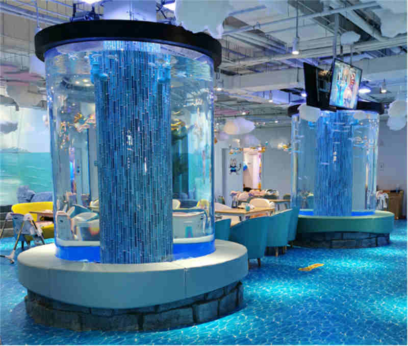 acrylic restaurant aquarium